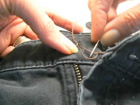 How to Fix Your Jean Button
