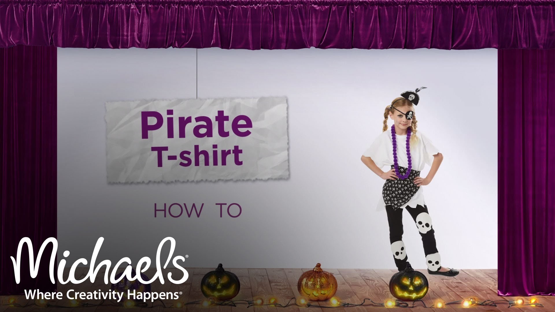 How to Make a Pirate T-shirt | Halloween Costumes & Party | Michaels