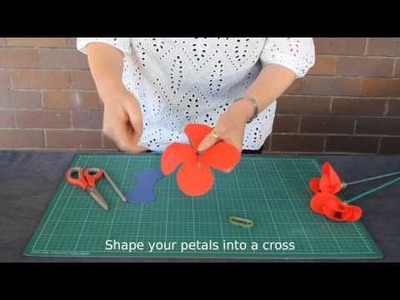 How to make a Poppy - suitable for school aged children