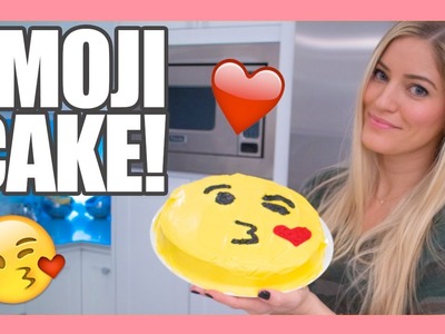How to make a Valentine's Emoji Kiss Cake!