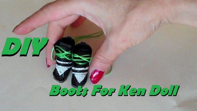 How to Make: Boots for Ken Doll (EASY)