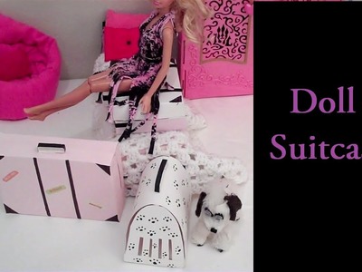 How to Make Doll Suitcase! (Doll Crafts)