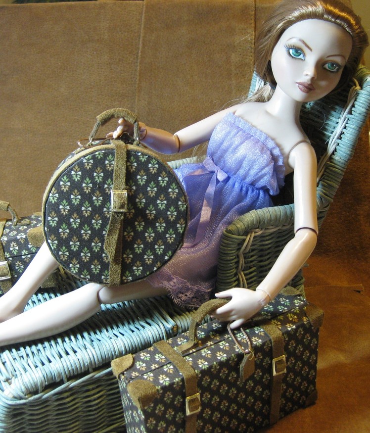 How to make doll travel  Luggage  ~ Part II ~