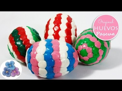 How to make Playdough Easter Eggs -Easter Crafts - Mathie