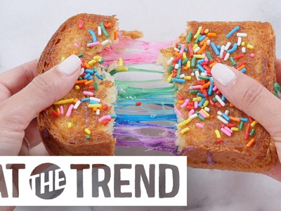 How to Make Rainbow Grilled Cheese | Eat the Trend