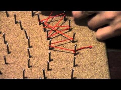 How to Make String Art Decorations Captain America Shield