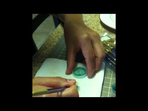 How to paint cameo brooch and jeweled brooch