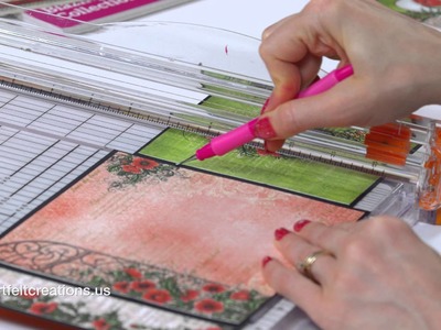 How to use Blazing Poppy papers to create fabulous cards