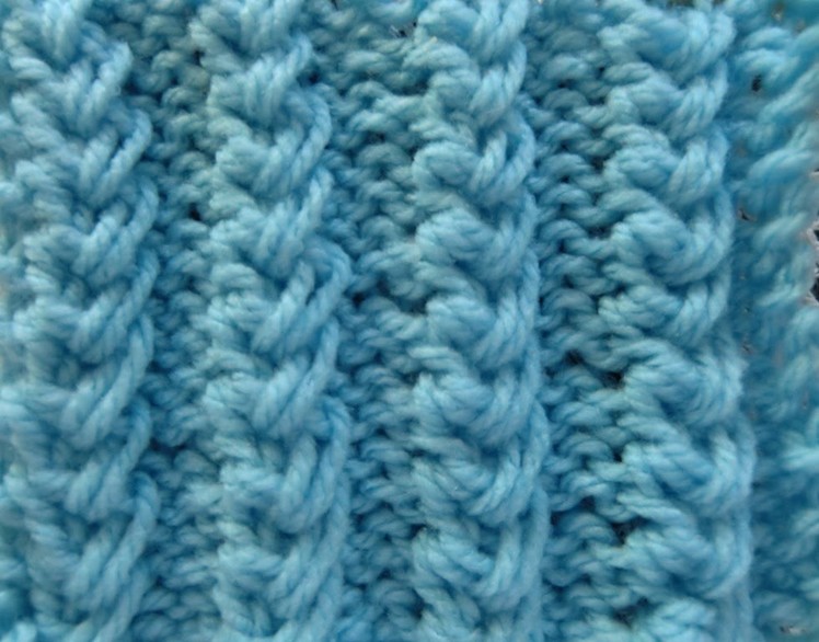 Knit Pattern * EASY ""BABY CABLES "" *