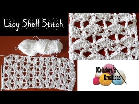 Lacy Shell Stitch - Crochet Tutorial