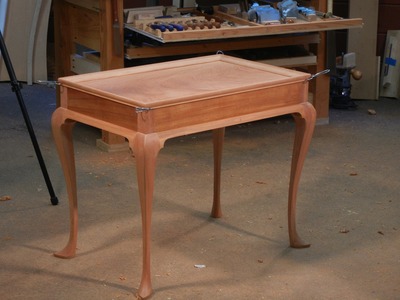 Newport Tea Table Building Process handmade by Doucette and Wolfe Furniture Makers