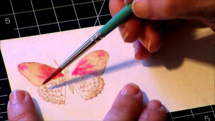Painting Watercolor Butterflies