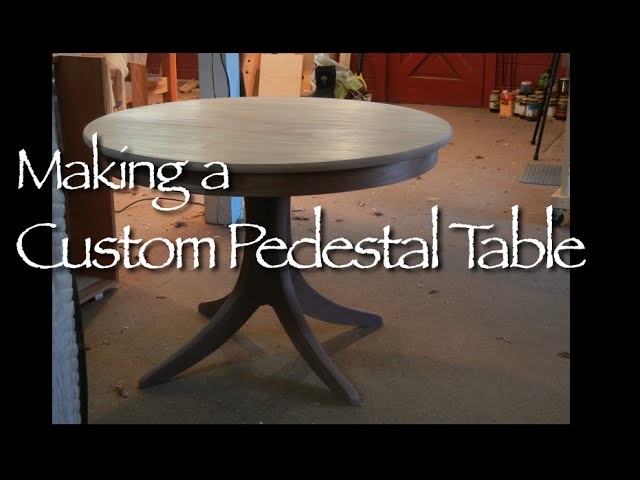 Pedestal Table Building Process by Doucette and Wolfe Furniture Makers