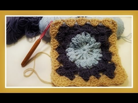 "Petal Pops Crochet Blanket"-Motif Only