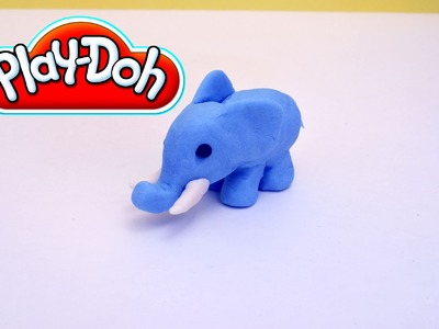 Play-Doh Blue Elephant - How to make a Play-Doh Elephant step-by-step