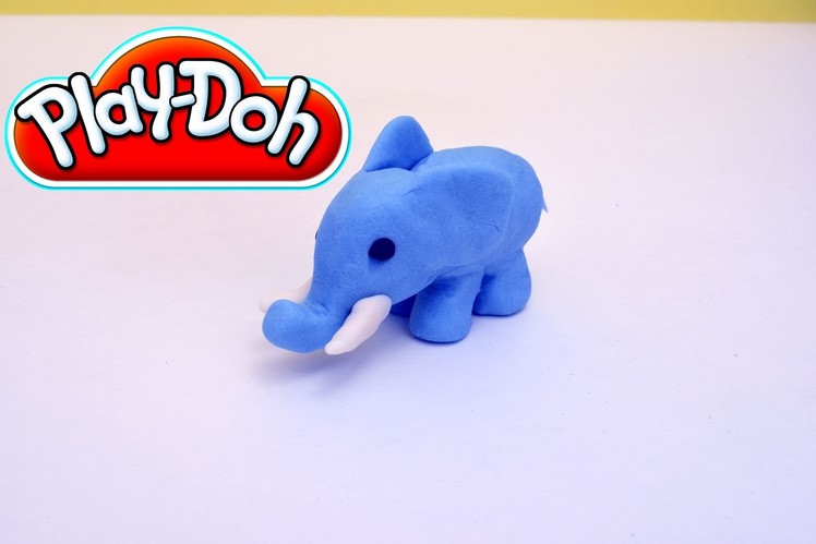 Play-Doh Blue Elephant - How to make a Play-Doh Elephant step-by-step