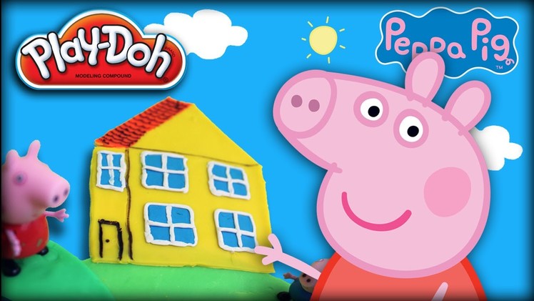♥ Play-Doh Peppa Pig House & Playground Set (PlayDoh Set & Peppa Pig Playset for Kids)