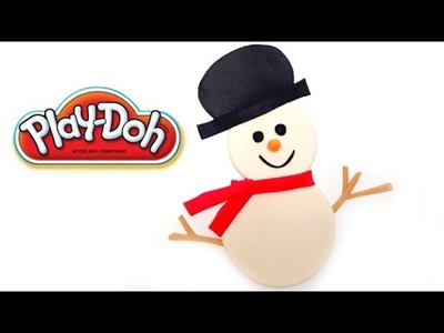 Play Doh Snowman Play Dough Snowman Winter Christmas Play Doh Muñeco de Nieve