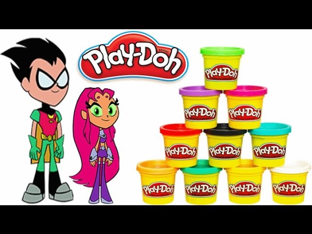 Play Doh Teen Titans Go: Play Doh Robin and Starfire Full HD