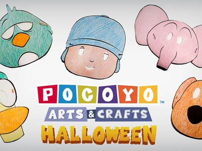 Pocoyo Arts & Crafts: Halloween Masks! [Ep. 4]