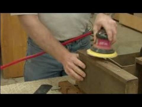 Repairing Wood Veneer Furniture : Sanding & Cleaning Wood Veneer
