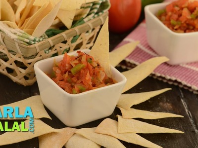 Salsa,  Mexican Salsa Recipe, Salsa Dip, Fresh Tomato Salsa by Tarla Dalal