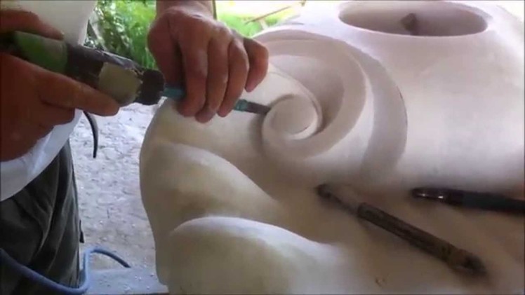 Stone carving- carving marble- tools and technique