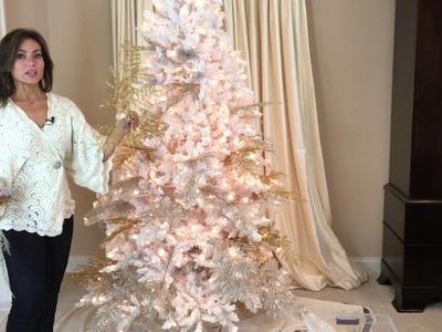 The Secret it Took Me Years to Learn in Decorating a White Flocked Christmas Tree (Part 3 of 8)