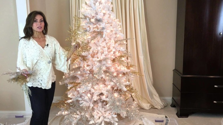 The Secret it Took Me Years to Learn in Decorating a White Flocked Christmas Tree (Part 3 of 8)