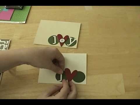 Tips and Techniques: Quick and Easy Holiday Cards Part One