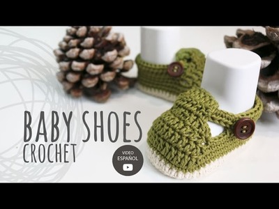 Tutorial Crochet Baby Shoes