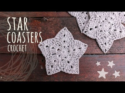 Tutorial Star Coasters Crochet