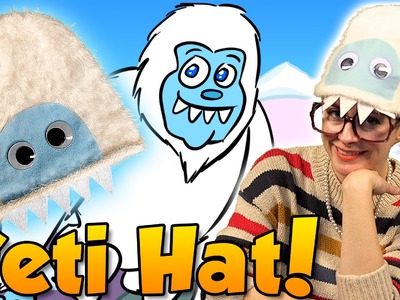 Yeti Hat aka Abominable Snowman Hat Craft | Arts and Crafts with Crafty Carol at Cool School