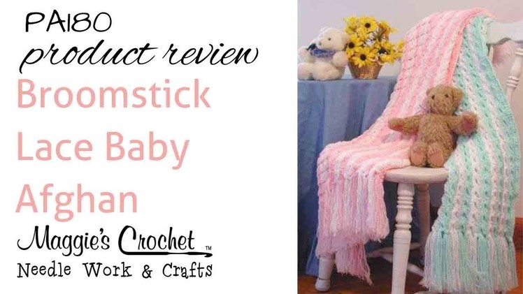 Broomstick Lace Baby Afghan PA180