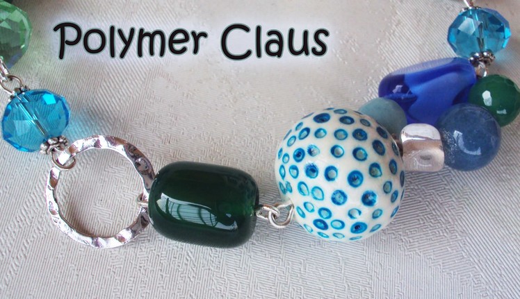 Bubbles Beads una collana estiva (polymer clay tutorial)