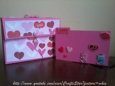 Card Box ( Scrapbook ) Original + Facil ( Manualidades Para San Valentin 3