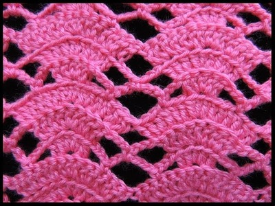 Crochet : Abanico en relieve # 2