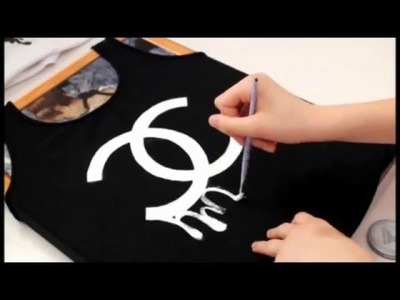 DIY: Chanel logo t-shirt