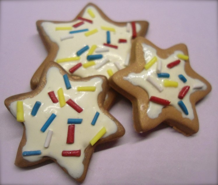 DIY: Polymer clay Tutorial biscotti natalizi!.christmas biscuits!