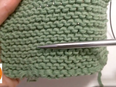 Kössünk! Basics 5 - A lustakötés (garter stitch)