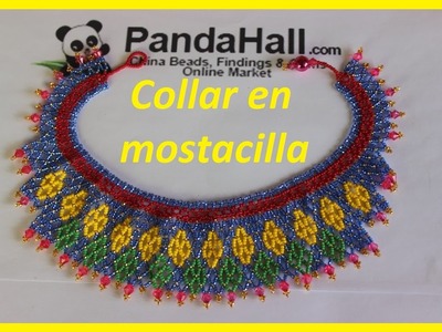 Pandahall spring beading contest Collar en mostacilla