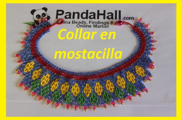 Pandahall spring beading contest Collar en mostacilla