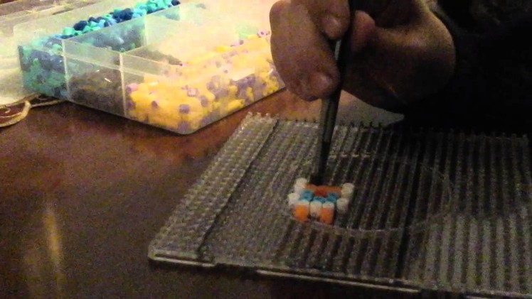Pato Donald con hama beads