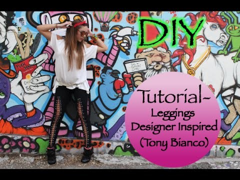 Tutorial- Leggings Designer Inspired (Tony Bianco) (DIY)