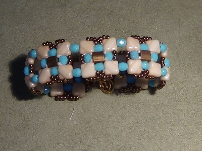 Tutorial silky beads bracciale " IVORY"
