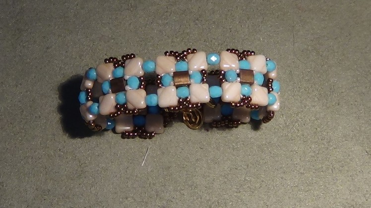 Tutorial silky beads bracciale " IVORY"