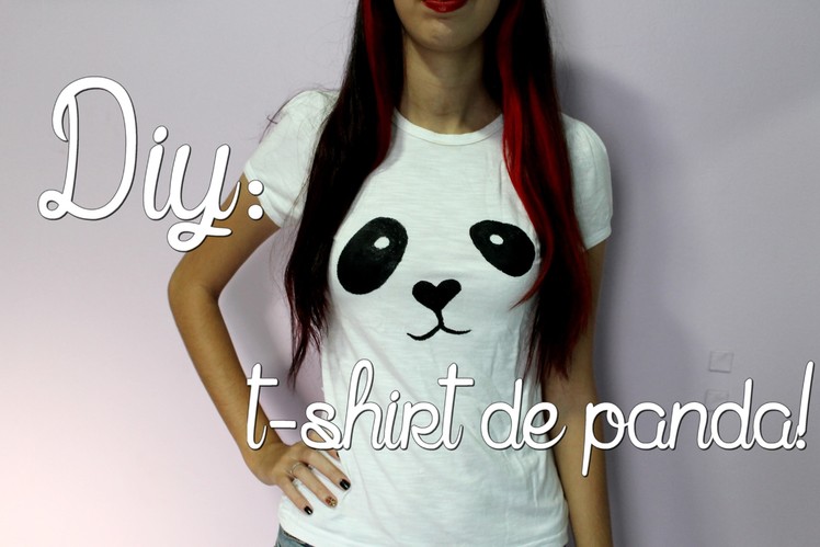 VEDA #28 | DIY t-shirt de panda!
