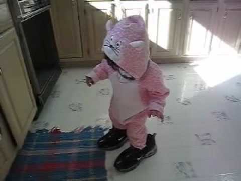Baby's pink panther halloween costume