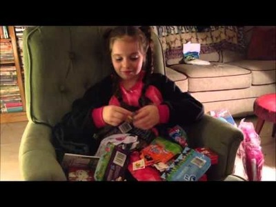 Christmas Morning 2012 Opening Gifts Cadence Age 9