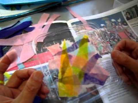 ClassPlan - tissue paper decoration